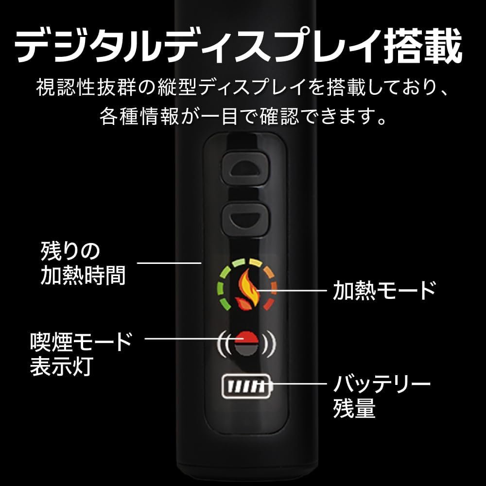 HiTASTE L1 二回機|TEREA 煙彈專用,數位顯示屏一彈兩抽加熱主機4色現貨:圖片 7