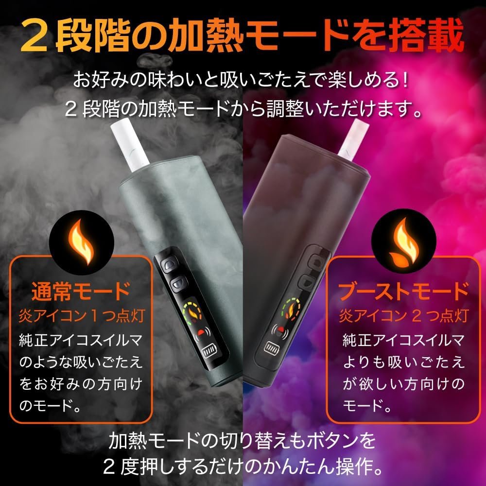 HiTASTE L1 二回機|TEREA 煙彈專用,數位顯示屏一彈兩抽加熱主機4色現貨:圖片 6